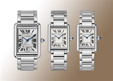 cartier watch band sizes